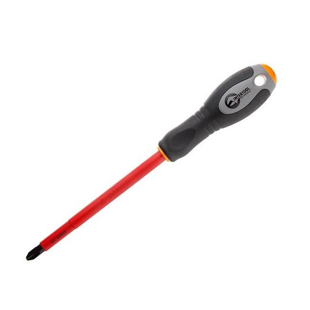 Изолированная крестовая отвертка PH3, 150 мм, 1000 В INTERTOOL, фото  | SNABZHENIE.com.ua