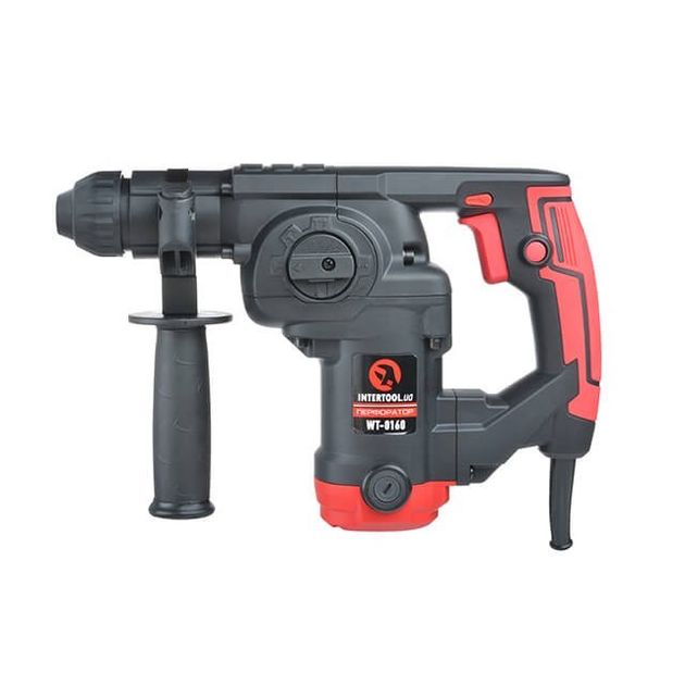 Перфоратор INTERTOOL WT-0160 900 Вт, 3.5 Дж, 0-930 об/мин, 0-5100 уд/мин, 3 режими, фото , зображення 3 | SNABZHENIE.com.ua Перфоратор INTERTOOL WT-0160 900 Вт, 3.5 Дж, 0-930 об/мин, 0-5100 уд/мин, 3 режими, фото , зображення 3 | SNABZHENIE.com.ua