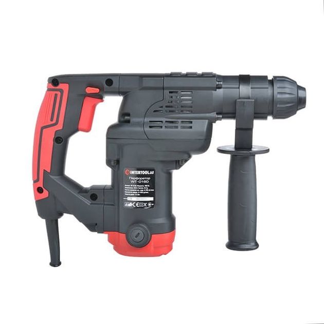 Перфоратор INTERTOOL WT-0160 900 Вт, 3.5 Дж, 0-930 об/мин, 0-5100 уд/мин, 3 режими, фото , зображення 5 | SNABZHENIE.com.ua Перфоратор INTERTOOL WT-0160 900 Вт, 3.5 Дж, 0-930 об/мин, 0-5100 уд/мин, 3 режими, фото , зображення 5 | SNABZHENIE.com.ua