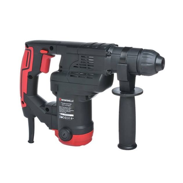 Перфоратор INTERTOOL WT-0160 900 Вт, 3.5 Дж, 0-930 об/мин, 0-5100 уд/мин, 3 режими, фото , зображення 6 | SNABZHENIE.com.ua Перфоратор INTERTOOL WT-0160 900 Вт, 3.5 Дж, 0-930 об/мин, 0-5100 уд/мин, 3 режими, фото , зображення 6 | SNABZHENIE.com.ua