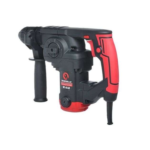 Перфоратор INTERTOOL WT-0160 900 Вт, 3.5 Дж, 0-930 об/мин, 0-5100 уд/мин, 3 режими, фото , зображення 7 | SNABZHENIE.com.ua Перфоратор INTERTOOL WT-0160 900 Вт, 3.5 Дж, 0-930 об/мин, 0-5100 уд/мин, 3 режими, фото , зображення 7 | SNABZHENIE.com.ua