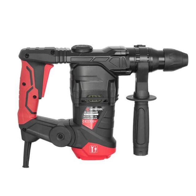 Перфоратор 1500 Вт, 3 режими, 0-850 об/мин, 0-4500 уд/мин, 6 Дж, регулювання обертів INTERTOOL WT-0163, фото , зображення 4 | SNABZHENIE.com.ua Перфоратор 1500 Вт, 3 режими, 0-850 об/мин, 0-4500 уд/мин, 6 Дж, регулювання обертів INTERTOOL WT-0163, фото , зображення 4 | SNABZHENIE.com.ua