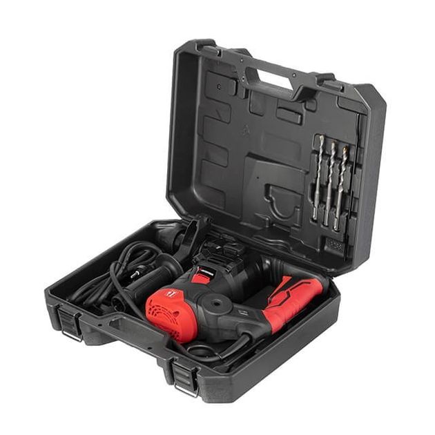 Перфоратор 1500 Вт, 3 режими, 0-850 об/мин, 0-4500 уд/мин, 6 Дж, регулювання обертів INTERTOOL WT-0163, фото , зображення 7 | SNABZHENIE.com.ua Перфоратор 1500 Вт, 3 режими, 0-850 об/мин, 0-4500 уд/мин, 6 Дж, регулювання обертів INTERTOOL WT-0163, фото , зображення 7 | SNABZHENIE.com.ua