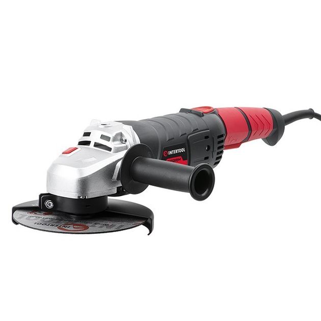Кутова шліфмашина, 1800 Вт, діаметр круга 180 мм, 8000 об/хв, плавний пуск INTERTOOL WT-0227, фото , зображення 2 | SNABZHENIE.com.ua Кутова шліфмашина, 1800 Вт, діаметр круга 180 мм, 8000 об/хв, плавний пуск INTERTOOL WT-0227, фото , зображення 2 | SNABZHENIE.com.ua