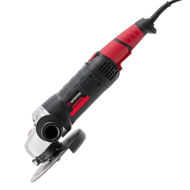 Угловая шлифмашина INTERTOOL WT-0227, 1800 Вт, диаметр круга 180 мм, 8000 об/мин, плавный пуск, фото  | SNABZHENIE.com.ua