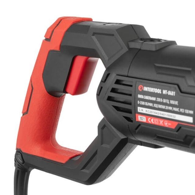 Пила сабельна 1050 Вт, 0-2500 об/мин, хід пилки 28 мм, макс. рез 150 мм, кейс INTERTOOL WT-0401, фото , зображення 8 | SNABZHENIE.com.ua Пила сабельна 1050 Вт, 0-2500 об/мин, хід пилки 28 мм, макс. рез 150 мм, кейс INTERTOOL WT-0401, фото , зображення 8 | SNABZHENIE.com.ua