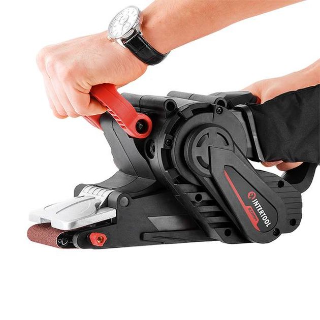 Шлифмашина ленточная INTERTOOL WT-0530 1010 Вт, 120-380 м/мин, 76*533 мм, фото , изображение 6 | SNABZHENIE.com.ua Шлифмашина ленточная INTERTOOL WT-0530 1010 Вт, 120-380 м/мин, 76*533 мм, фото , изображение 6 | SNABZHENIE.com.ua