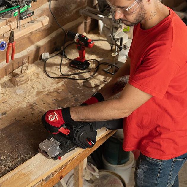 Шлифмашина ленточная INTERTOOL WT-0530 1010 Вт, 120-380 м/мин, 76*533 мм, фото , изображение 9 | SNABZHENIE.com.ua Шлифмашина ленточная INTERTOOL WT-0530 1010 Вт, 120-380 м/мин, 76*533 мм, фото , изображение 9 | SNABZHENIE.com.ua