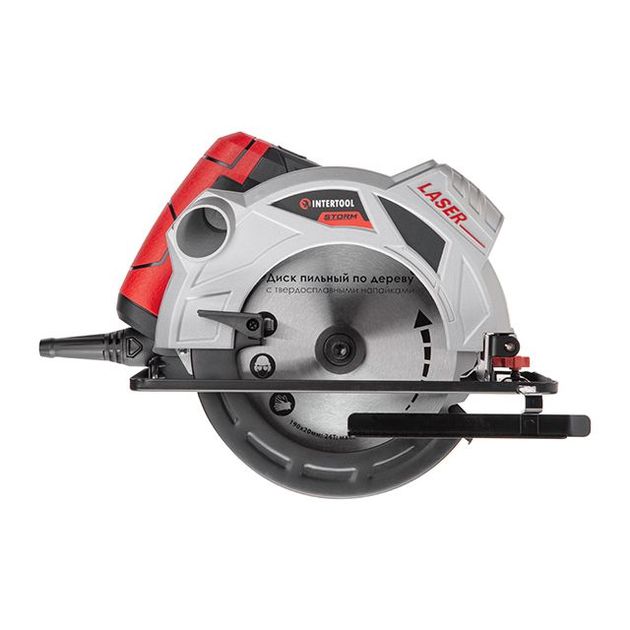 Дискова пила 1500Вт, 5800об/мин, кут 90-45, глибина різу 65-43мм, диск 190мм 20мм, 24 зуба, лазер INTERTOOL WT-0618, фото , зображення 2 | SNABZHENIE.com.ua Дискова пила 1500Вт, 5800об/мин, кут 90-45, глибина різу 65-43мм, диск 190мм 20мм, 24 зуба, лазер INTERTOOL WT-0618, фото , зображення 2 | SNABZHENIE.com.ua