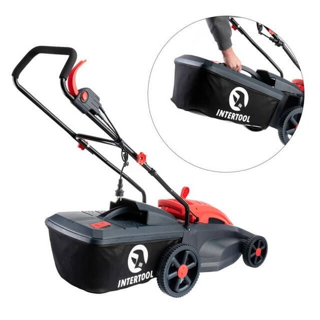 Электрическая газонокосилка INTERTOOL WT-1201, 1800Вт, 42см, фото , изображение 3 | SNABZHENIE.com.ua Электрическая газонокосилка INTERTOOL WT-1201, 1800Вт, 42см, фото , изображение 3 | SNABZHENIE.com.ua