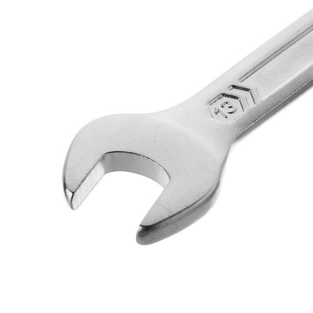 Ключ комбінований 13мм Cr-V, покриття сатин-хром; DIN3113, STORM INTERTOOL XT-1013, фото , зображення 2 | SNABZHENIE.com.ua