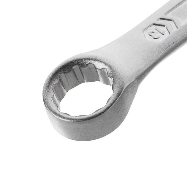 Ключ комбінований 13мм Cr-V, покриття сатин-хром; DIN3113, STORM INTERTOOL XT-1013, фото , зображення 3 | SNABZHENIE.com.ua