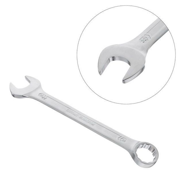 Ключ комбинированный 30 мм Cr-V, сатин-хром, DIN3113, STORM INTERTOOL XT-1030, фото , изображение 3 | SNABZHENIE.com.ua Ключ комбинированный 30 мм Cr-V, сатин-хром, DIN3113, STORM INTERTOOL XT-1030, фото , изображение 3 | SNABZHENIE.com.ua