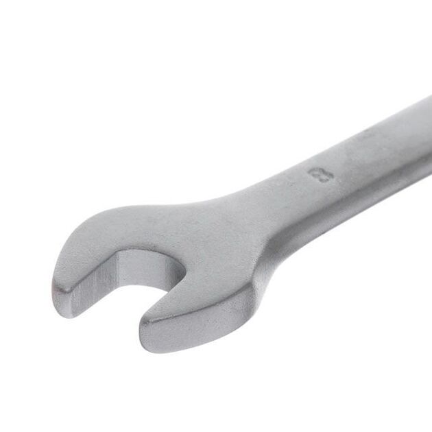 Ключ рожково-накидной шарнирный 8 мм Cr-V, сатин-хром INTERTOOL, фото , изображение 2 | SNABZHENIE.com.ua