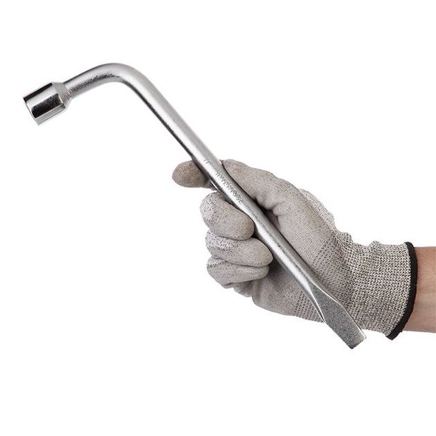 Ключ баллонный L-образный 17x350 мм INTERTOOL XT-4217, фото , изображение 4 | SNABZHENIE.com.ua Ключ баллонный L-образный 17x350 мм INTERTOOL XT-4217, фото , изображение 4 | SNABZHENIE.com.ua