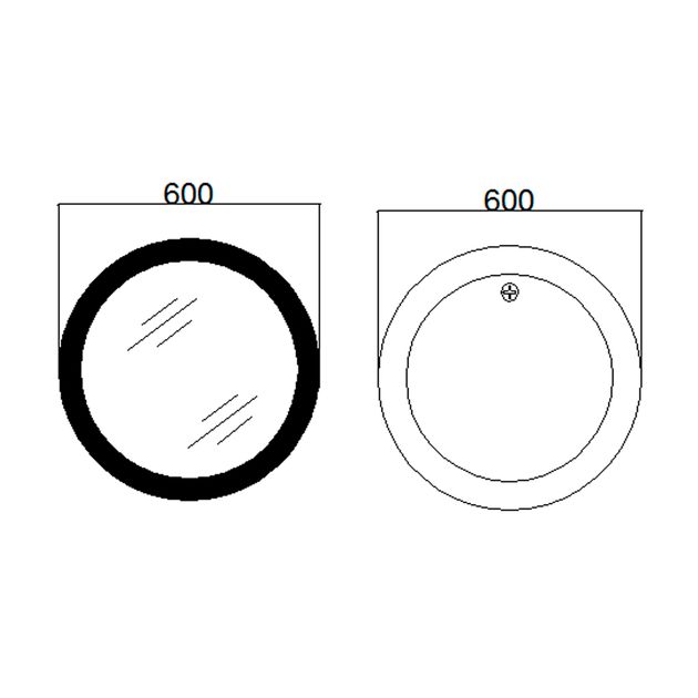 Зеркало Qtap Taurus R600 з LED-підсвіткою Touch, з антизапотіванням, з диммером, рег. темп. кольору (3000-6500K) QT2478R607, фото , зображення 2 | SNABZHENIE.com.ua Зеркало Qtap Taurus R600 з LED-підсвіткою Touch, з антизапотіванням, з диммером, рег. темп. кольору (3000-6500K) QT2478R607, фото , зображення 2 | SNABZHENIE.com.ua