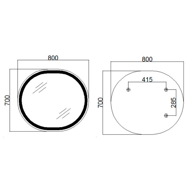 Зеркало Qtap Gemini 800х700 с LED-подсветкой Touch и антизапотеванием, фото , изображение 2 | SNABZHENIE.com.ua Зеркало Qtap Gemini 800х700 с LED-подсветкой Touch и антизапотеванием, фото , изображение 2 | SNABZHENIE.com.ua