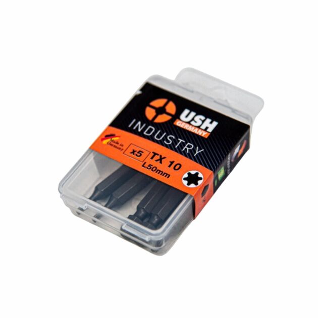 Насадка викруткова USH Industry: T10 x 50 мм удлиненная, Уп. 5 шт., фото , изображение 2 | SNABZHENIE.com.ua
