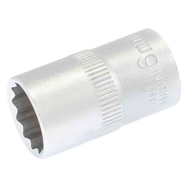Головка торцевая MASTERTOOL 12-гранная ½ 16 мм L 40 мм CrV 78-0616, фото  | SNABZHENIE.com.ua