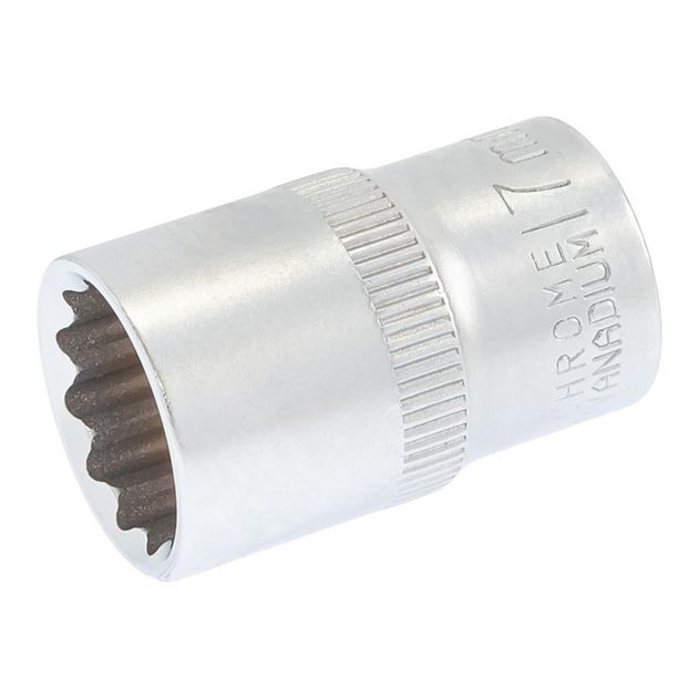 Головка торцевая MASTERTOOL 12-гранная ½ 17 мм L 40 мм CrV 78-0617, фото  | SNABZHENIE.com.ua