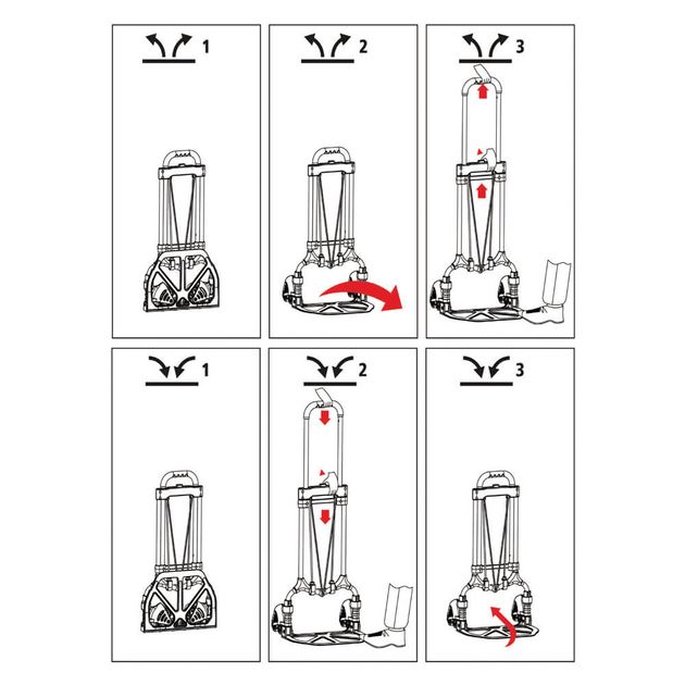 Складна вантажна тележка STANLEY SXWT-FT584, фото , зображення 4 | SNABZHENIE.com.ua