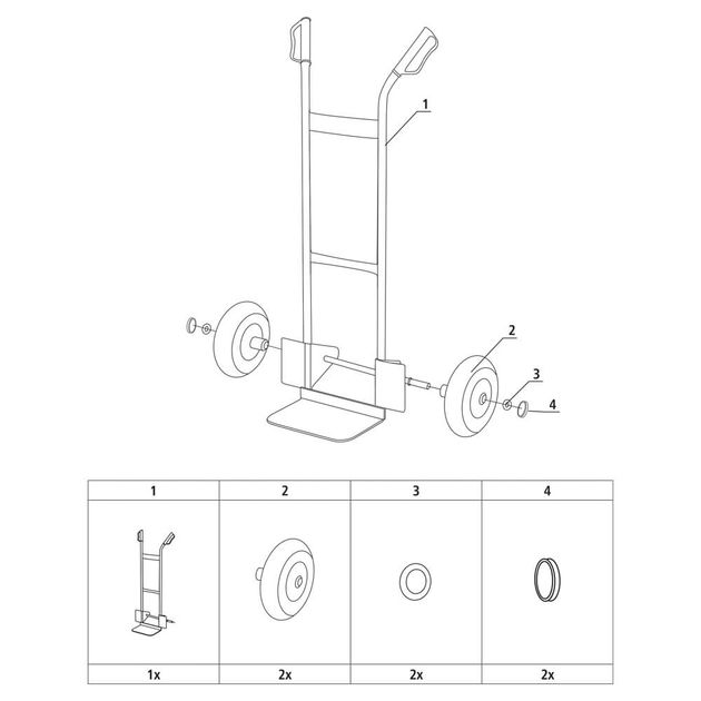 Тележка вантажна STANLEY SXWT-HT522, фото , зображення 10 | SNABZHENIE.com.ua
