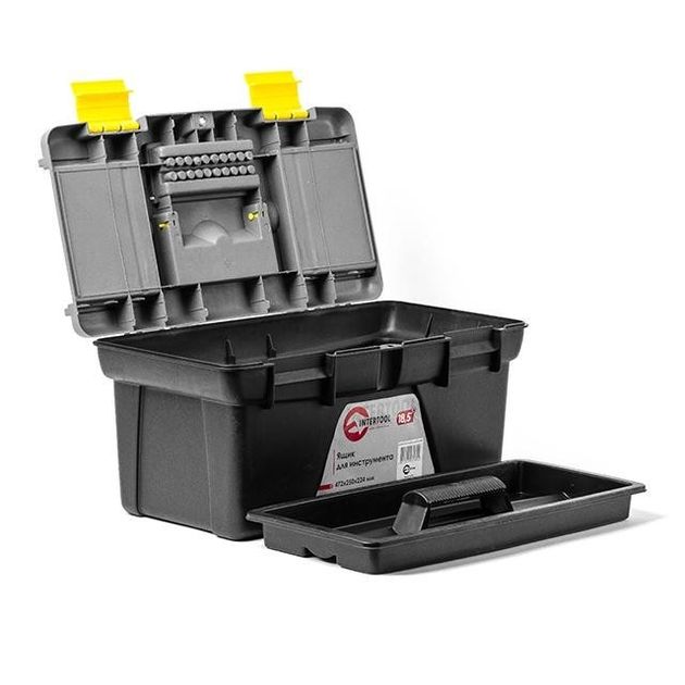 Ящик для инструмента INTERTOOL BX-0318, 472*250*224 мм, фото , изображение 3 | SNABZHENIE.com.ua Ящик для инструмента INTERTOOL BX-0318, 472*250*224 мм, фото , изображение 3 | SNABZHENIE.com.ua