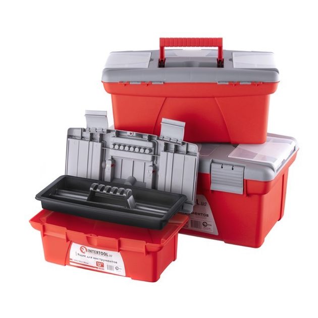 Комплект инструментальных ящиков INTERTOOL BX-0403, 3 шт., фото  | SNABZHENIE.com.ua