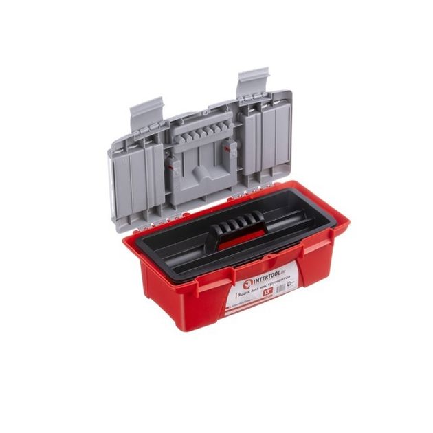 Ящик для инструментов INTERTOOL BX-0413, 13x18.5x13 см, фото , изображение 2 | SNABZHENIE.com.ua Ящик для инструментов INTERTOOL BX-0413, 13x18.5x13 см, фото , изображение 2 | SNABZHENIE.com.ua