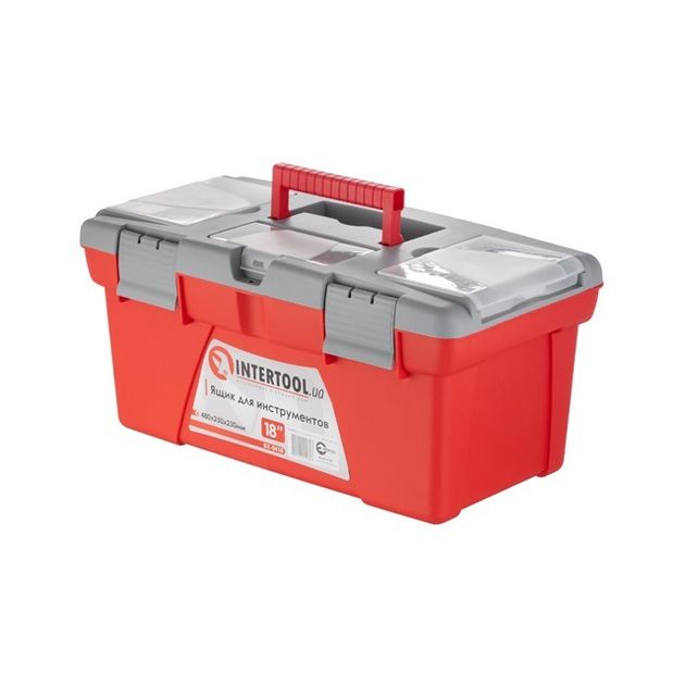 Ящик для инструментов INTERTOOL BX-0418, 18" 480x250x230 мм, фото  | SNABZHENIE.com.ua