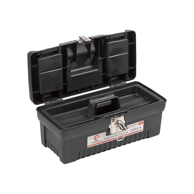 Ящик для инструментов INTERTOOL BX-1013, 330*177*135 мм, металлокл., фото , изображение 2 | SNABZHENIE.com.ua Ящик для инструментов INTERTOOL BX-1013, 330*177*135 мм, металлокл., фото , изображение 2 | SNABZHENIE.com.ua