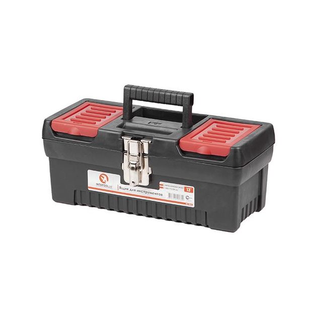 Ящик для инструментов INTERTOOL BX-1013, 330*177*135 мм, металлокл., фото  | SNABZHENIE.com.ua