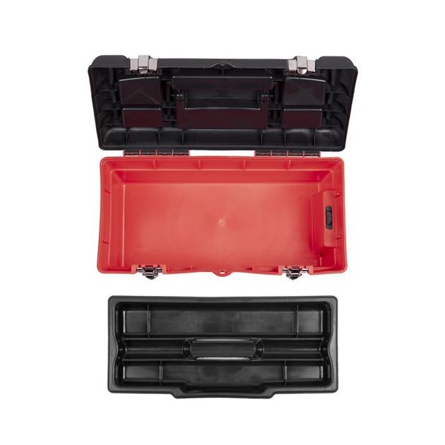 Ящик для инструмента с металлическими замками 16" 396*216*164 мм INTERTOOL BX-1116, фото , зображення 4 | SNABZHENIE.com.ua Ящик для инструмента с металлическими замками 16" 396*216*164 мм INTERTOOL BX-1116, фото , зображення 4 | SNABZHENIE.com.ua