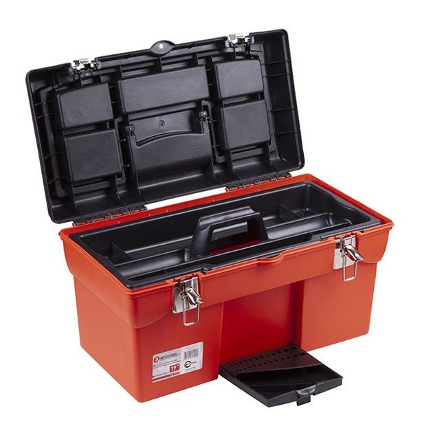 Ящик для инструмента INTERTOOL BX-1119 с замками, 19" 483x242x240 мм, фото , изображение 2 | SNABZHENIE.com.ua Ящик для инструмента INTERTOOL BX-1119 с замками, 19" 483x242x240 мм, фото , изображение 2 | SNABZHENIE.com.ua