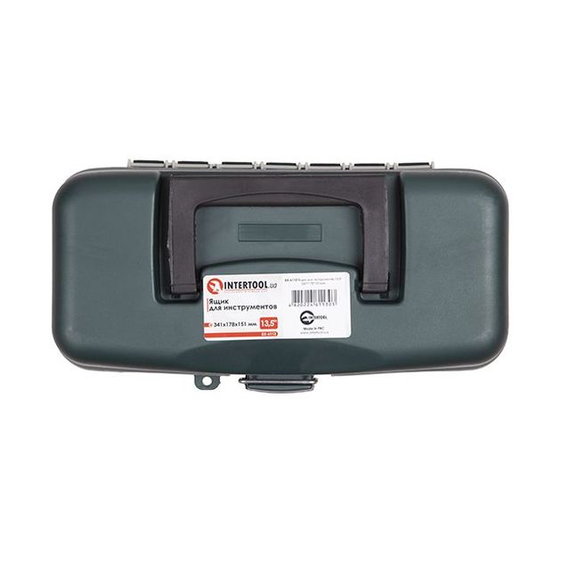 Ящик для инструмента 13,5" 341*178*151 мм INTERTOOL BX-6113, фото , зображення 4 | SNABZHENIE.com.ua