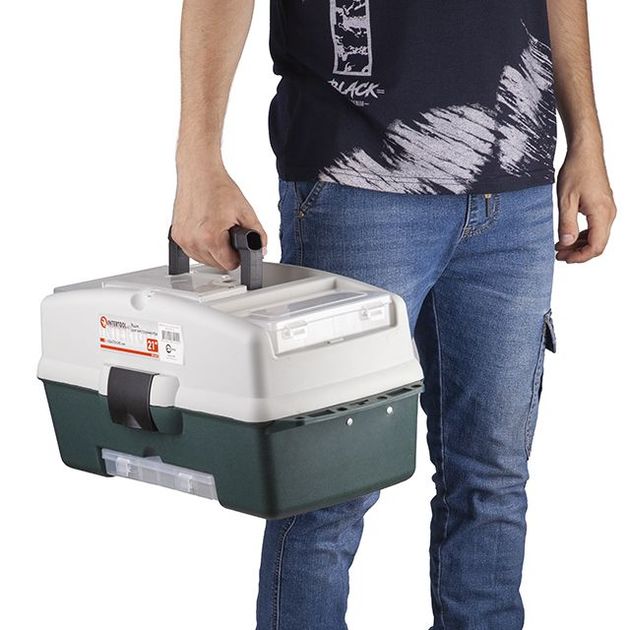 Ящик для инструментов, 21" 530*270*245 мм INTERTOOL BX-6121, фото , зображення 6 | SNABZHENIE.com.ua Ящик для инструментов, 21" 530*270*245 мм INTERTOOL BX-6121, фото , зображення 6 | SNABZHENIE.com.ua