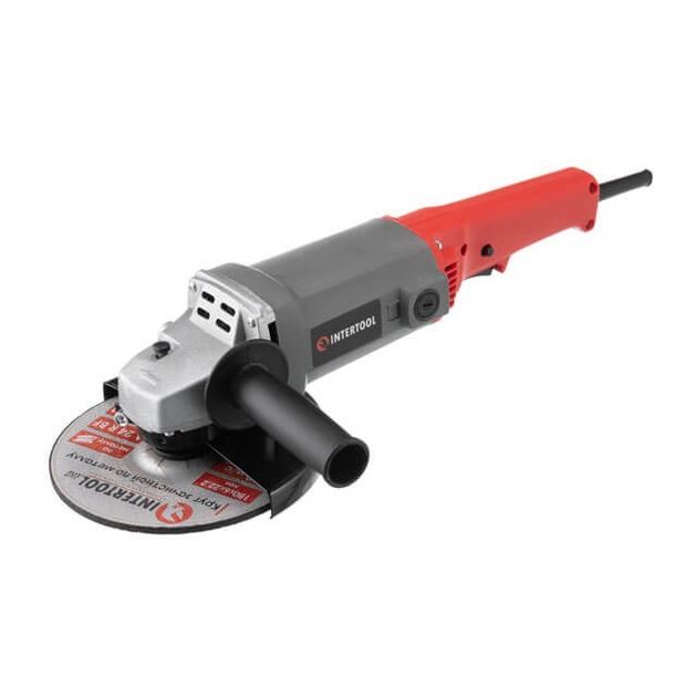 Угловая шлифмашина INTERTOOL DT-0218 1650 Вт, 180 мм, фото  | SNABZHENIE.com.ua