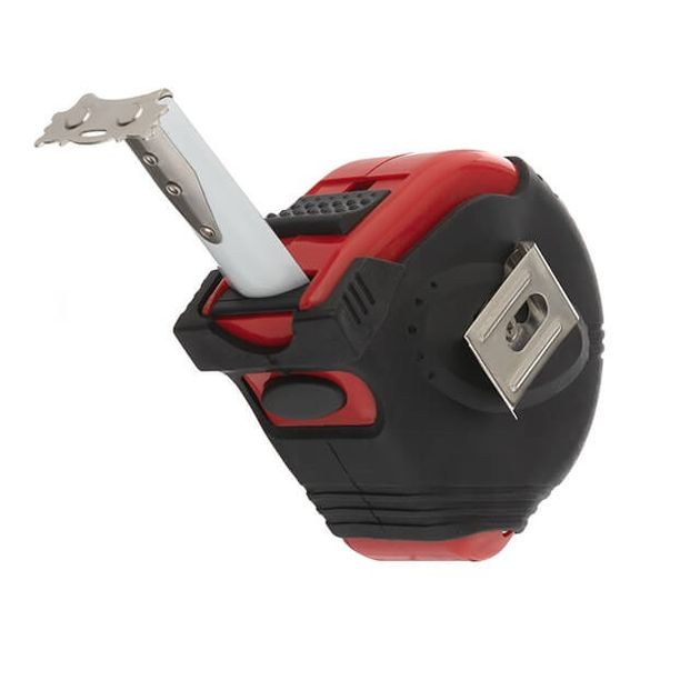 Рулетка 8 м x 25 мм с металлическим полотном и тремя стопорами INTERTOOL, фото , изображение 4 | SNABZHENIE.com.ua Рулетка 8 м x 25 мм с металлическим полотном и тремя стопорами INTERTOOL, фото , изображение 4 | SNABZHENIE.com.ua