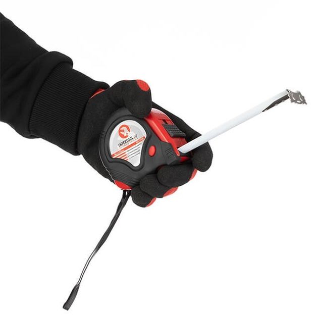 Рулетка 8 м x 25 мм с металлическим полотном и тремя стопорами INTERTOOL, фото , изображение 6 | SNABZHENIE.com.ua Рулетка 8 м x 25 мм с металлическим полотном и тремя стопорами INTERTOOL, фото , изображение 6 | SNABZHENIE.com.ua