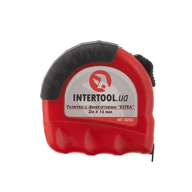 Рулетка металлическая 2 м x 16 мм EXTRA INTERTOOL MT-0202, фото , изображение 2 | SNABZHENIE.com.ua Рулетка металлическая 2 м x 16 мм EXTRA INTERTOOL MT-0202, фото , изображение 2 | SNABZHENIE.com.ua
