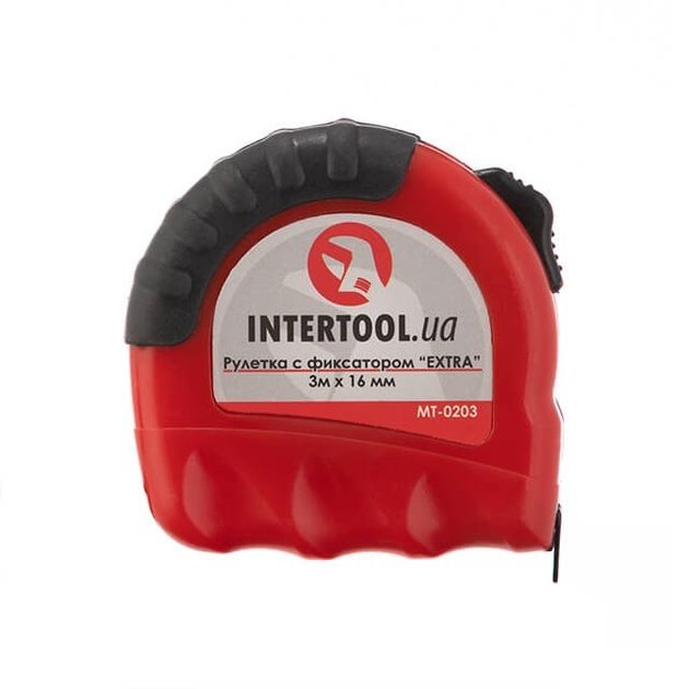 Рулетка металлическая 3 м x 16 мм EXTRA INTERTOOL MT-0203, фото , изображение 2 | SNABZHENIE.com.ua Рулетка металлическая 3 м x 16 мм EXTRA INTERTOOL MT-0203, фото , изображение 2 | SNABZHENIE.com.ua