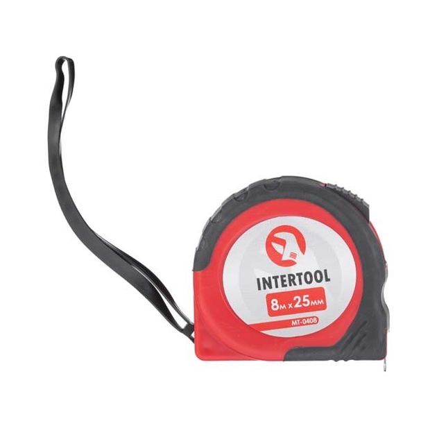Рулетка 8м*25мм с фиксатором INTERTOOL MT-0408, фото , изображение 2 | SNABZHENIE.com.ua Рулетка 8м*25мм с фиксатором INTERTOOL MT-0408, фото , изображение 2 | SNABZHENIE.com.ua