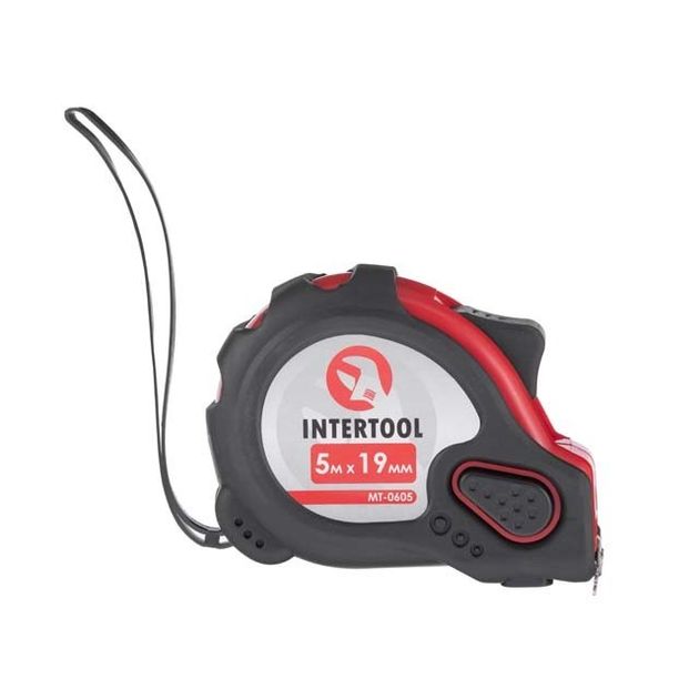 Рулетка стальная 5м*19мм с фиксатором Супер Магнит INTERTOOL, фото , изображение 2 | SNABZHENIE.com.ua Рулетка стальная 5м*19мм с фиксатором Супер Магнит INTERTOOL, фото , изображение 2 | SNABZHENIE.com.ua