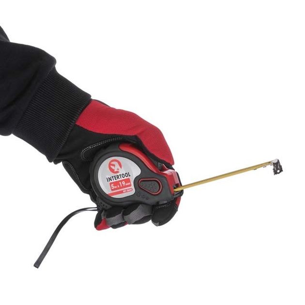 Рулетка стальная 5м*19мм с фиксатором Супер Магнит INTERTOOL, фото , изображение 6 | SNABZHENIE.com.ua Рулетка стальная 5м*19мм с фиксатором Супер Магнит INTERTOOL, фото , изображение 6 | SNABZHENIE.com.ua
