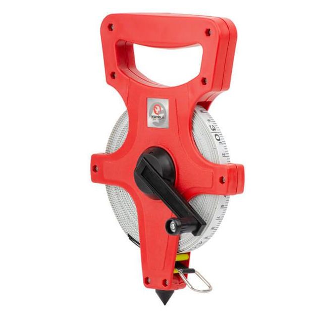 Рулетка геодезическая стекловолоконная 30 м, 13 мм INTERTOOL MT-0753, фото , изображение 2 | SNABZHENIE.com.ua Рулетка геодезическая стекловолоконная 30 м, 13 мм INTERTOOL MT-0753, фото , изображение 2 | SNABZHENIE.com.ua