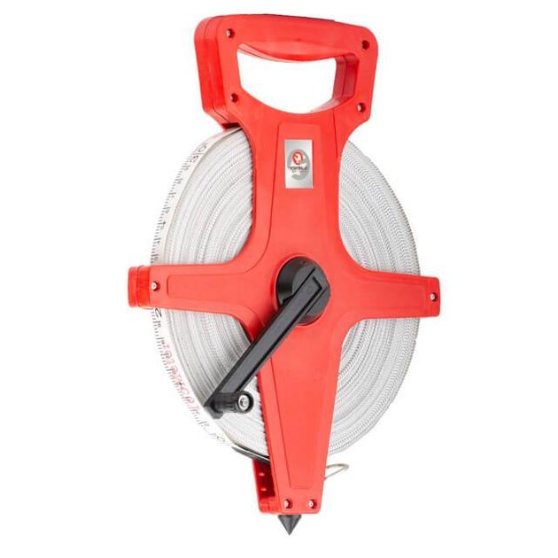 Геодезическая рулетка стекловолоконная 50 м*13 мм INTERTOOL MT-0755, фото , изображение 2 | SNABZHENIE.com.ua Геодезическая рулетка стекловолоконная 50 м*13 мм INTERTOOL MT-0755, фото , изображение 2 | SNABZHENIE.com.ua