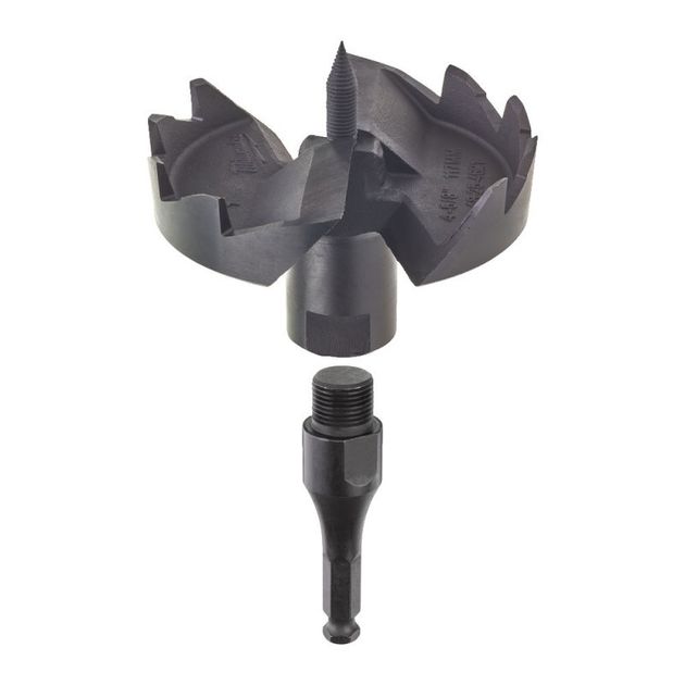Хвостовик для насадок SFD 7/16'' Hex MILWAUKEE (для коронок 76, 92, 116 мм), фото , зображення 2 | SNABZHENIE.com.ua Хвостовик для насадок SFD 7/16'' Hex MILWAUKEE (для коронок 76, 92, 116 мм), фото , зображення 2 | SNABZHENIE.com.ua