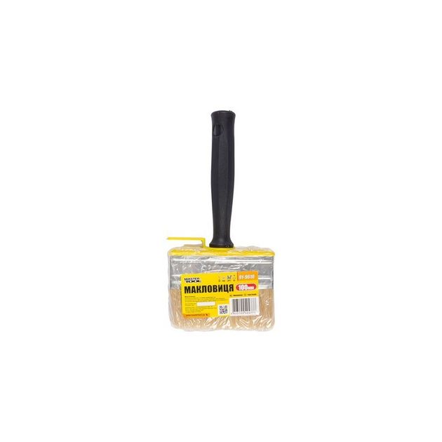 Макловица MASTERTOOL 100х30х40 мм натуральная щетина с пластиковой ручкой, фото , изображение 2 | SNABZHENIE.com.ua