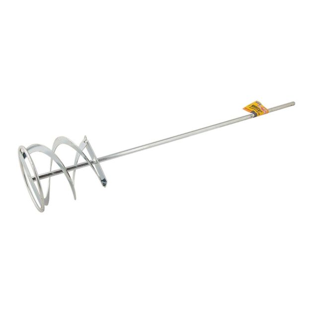 Миксер строительный для красок и смесей MASTERTOOL ленточный HEX Ø 120 мм L 600 мм 80-0022, фото  | SNABZHENIE.com.ua