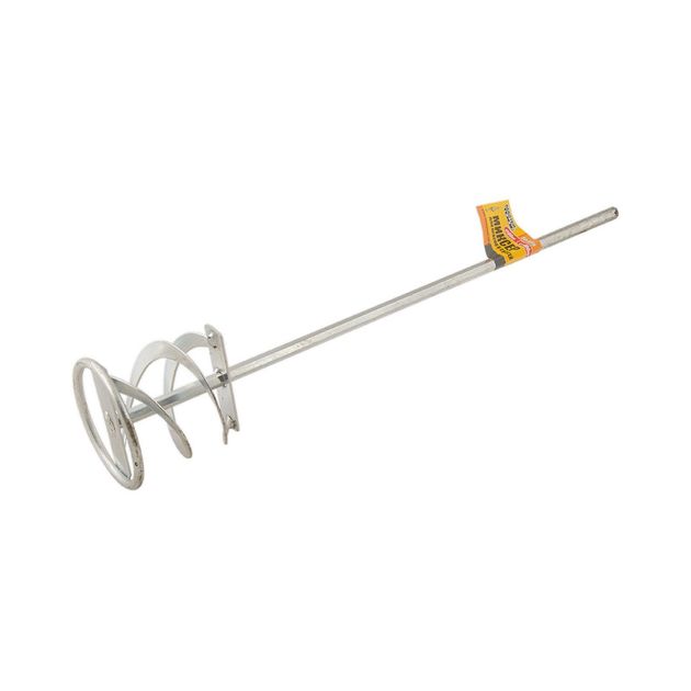 Миксер строительный для красок и смесей MASTERTOOL ленточный HEX Ø 80 мм L 400 мм 80-0018, фото  | SNABZHENIE.com.ua